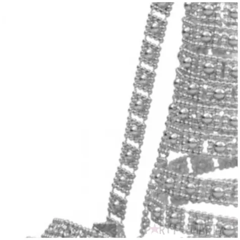 lancuch choinkowy srebrny pasek arpex 270 cm