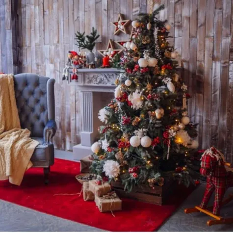 lancuch choinkowy zloty pasek arpex 270 cm