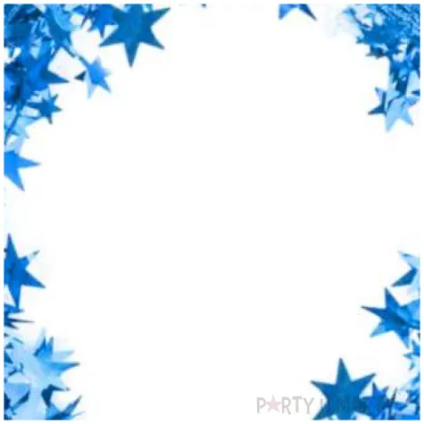 lancuch girlanda niebieskie gwiazdki partypal 500 cm