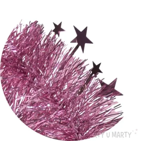 lancuch gwiazdki rozowy arpex 200 cm