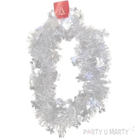 lancuch sniezynki bialy arpex 200 cm