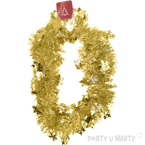 lancuch sniezynki zloty arpex 200 cm