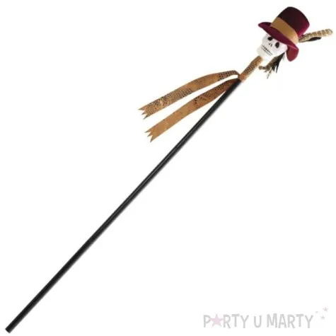 laska czaszka w kapeluszu smiffys 112 cm