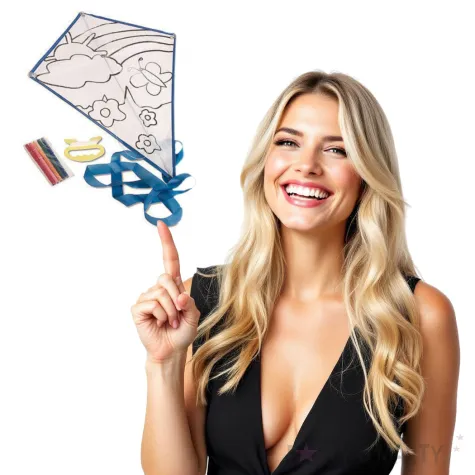 latawiec kolorowanka niebieski gadgetmaster