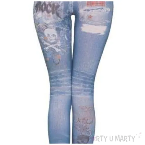 leginsy dla doroslych dzinsy grunge godan m l