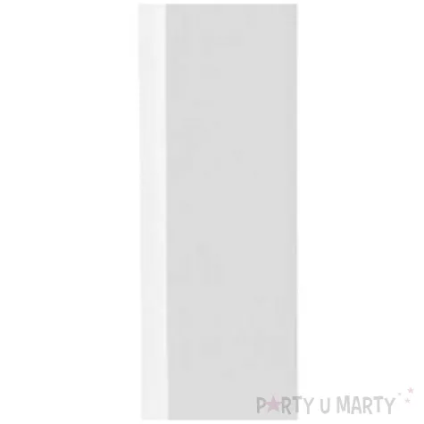 litera drewniana i biala partydeco