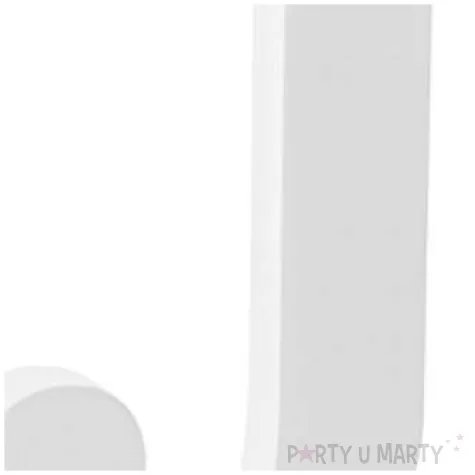 litera drewniana j biala partydeco