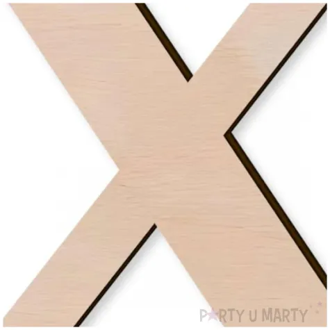 litera drewniana times x rozm m 106x100 mm