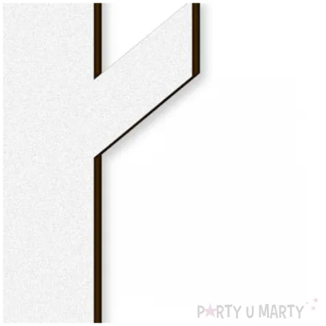 litera laminowana times l bialy rozm m 88x100 mm