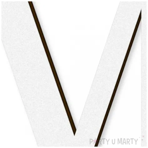 litera laminowana times m bialy rozm m 95x100 mm