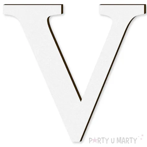 litera laminowana times v bialy rozm m 106x100 mm