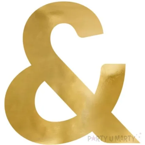 litera lustrzana and zloty partydeco 58x61 cm