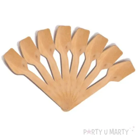 lopatki do lodow drewniane classic naturalne tamipol 9 5 cm 10 szt