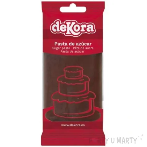 lukier plastyczny masa cukrowa brazowa dekora 250 g