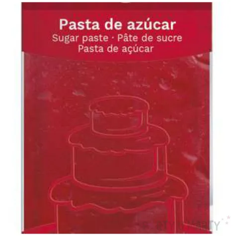 lukier plastyczny masa cukrowa czerwona dekora 250 g