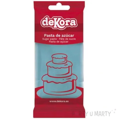 lukier plastyczny masa cukrowa niebieska dekora 250 g