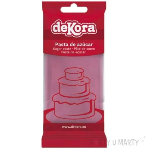 lukier plastyczny masa cukrowa rozowa dekora 250 g