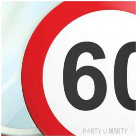 lusterko 60 urodziny traffic birthday 56 mm