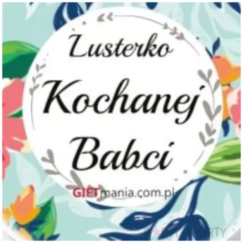 lusterko kieszonkowe kochanej babci giftmania