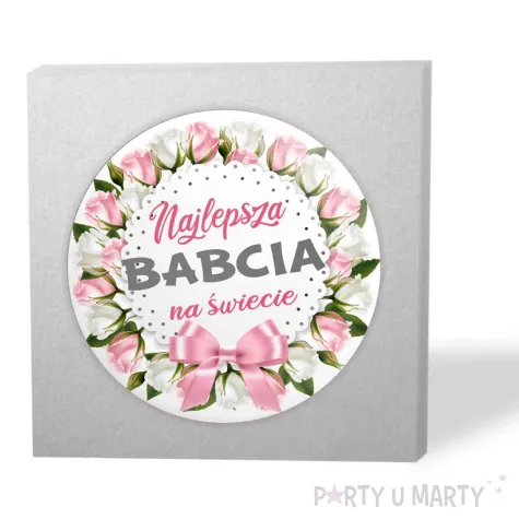 lusterko najlepsza babcia na swiecie 56 mm