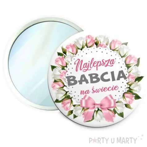 lusterko najlepsza babcia na swiecie 56 mm