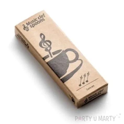 lyzeczki klucz wiolinowy gadgetmaster 3 szt