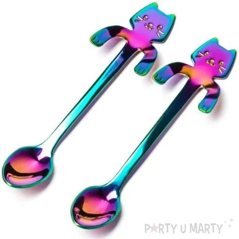 lyzeczki kotki teczowe gadgetmaster 2 szt