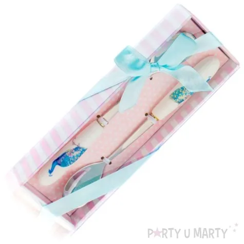 lyzeczki niebieskie pawie godan 2 szt