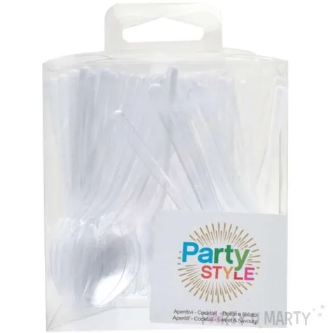 lyzeczki plastikowe classic goldplast tranparentne 10 cm 100 szt