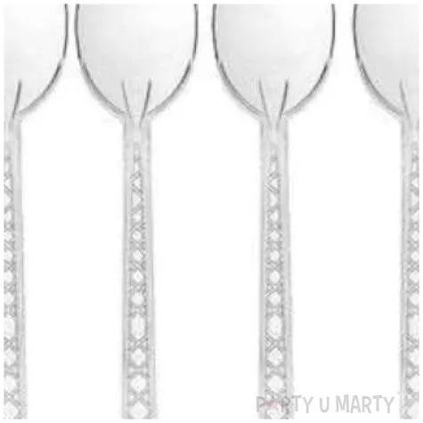 lyzeczki plastikowe medium transparentne godan 6 szt