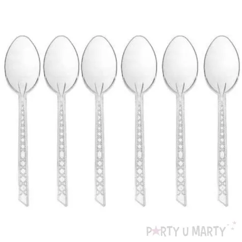 lyzeczki plastikowe medium transparentne godan 6 szt