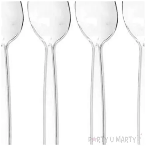 lyzeczki plastikowe premium transparentne ravi 6 szt