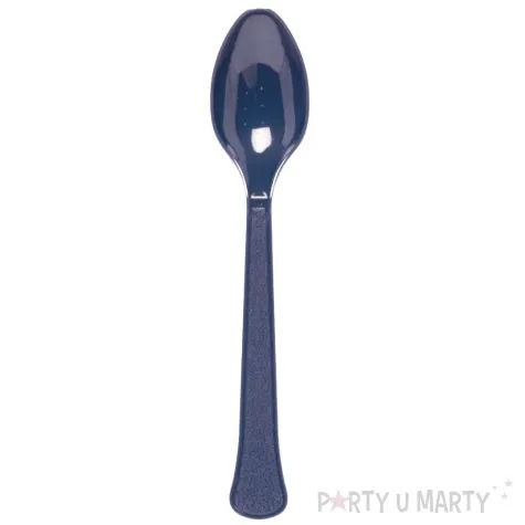 lyzki plastikowe blueberry granatowy amscan 16 8 cm 24 szt