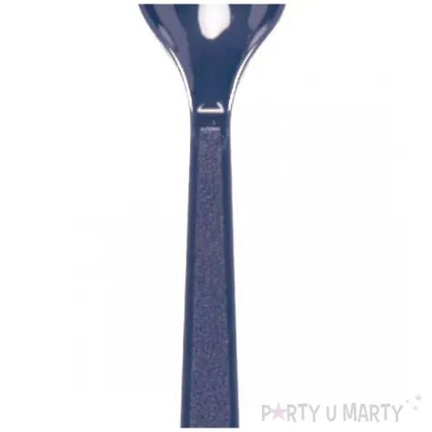 lyzki plastikowe blueberry granatowy amscan 16 8 cm 24 szt