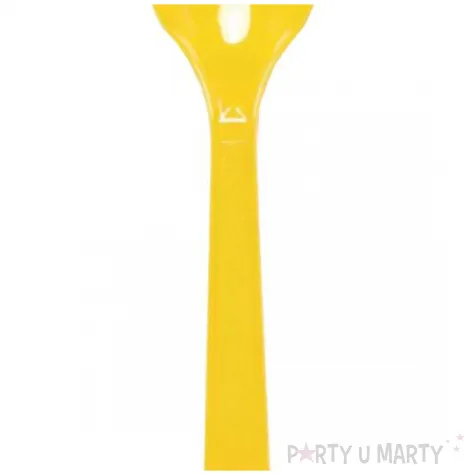 lyzki plastikowe buttercup zolty amscan 16 8 cm 24 szt