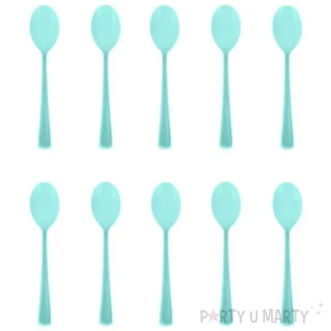 lyzki plastikowe classic blekitne partypal 10 szt