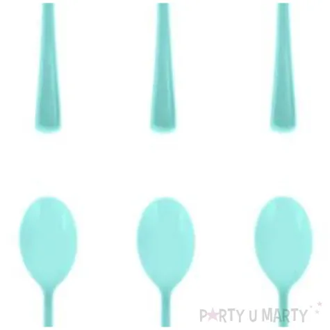 lyzki plastikowe classic blekitne partypal 10 szt