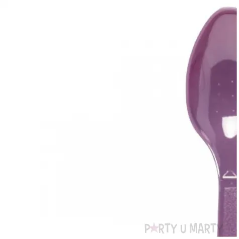 lyzki plastikowe grape fioletowy amscan 16 8 cm 24 szt