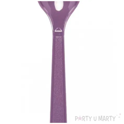 lyzki plastikowe grape fioletowy amscan 16 8 cm 24 szt