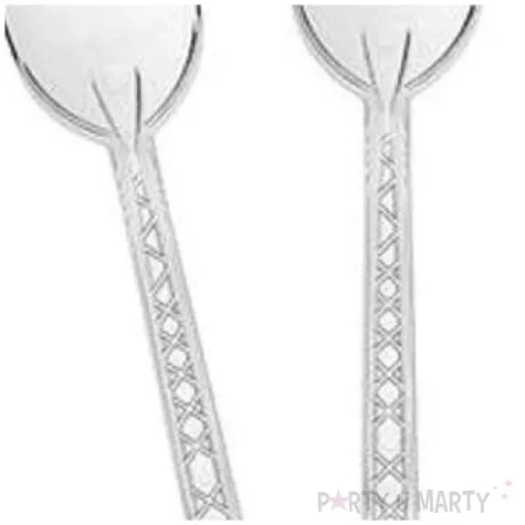 lyzki plastikowe medium transparentne godan 24 szt