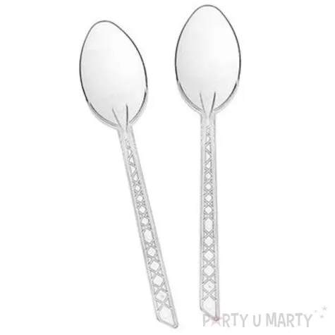 lyzki plastikowe medium transparentne godan 24 szt