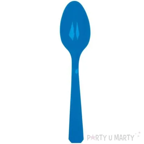 lyzki plastikowe niebieskie 15 cm 20 szt