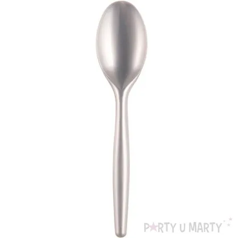 lyzki plastikowe premium goldplast bialy perlowy 18 5 cm 20 szt