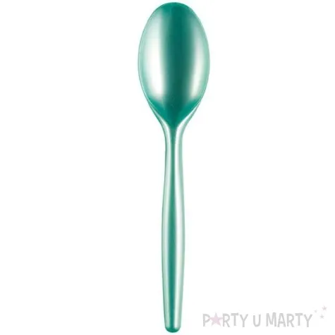 lyzki plastikowe premium goldplast turkusowy perlowy 18 5 cm 20 szt