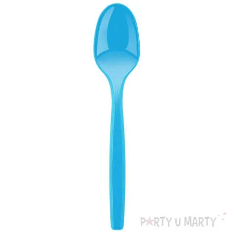 lyzki plastikowe soczyste kolory niebieski arpex 10 szt