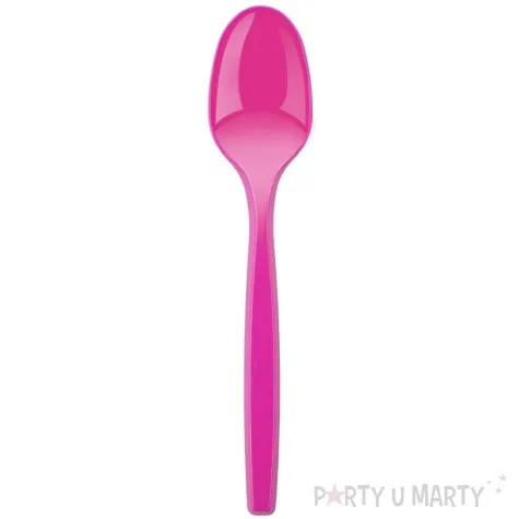 lyzki plastikowe soczyste kolory rozowy arpex 10 szt