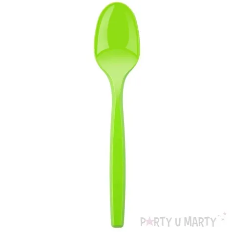 lyzki plastikowe soczyste kolory zielony arpex 10 szt