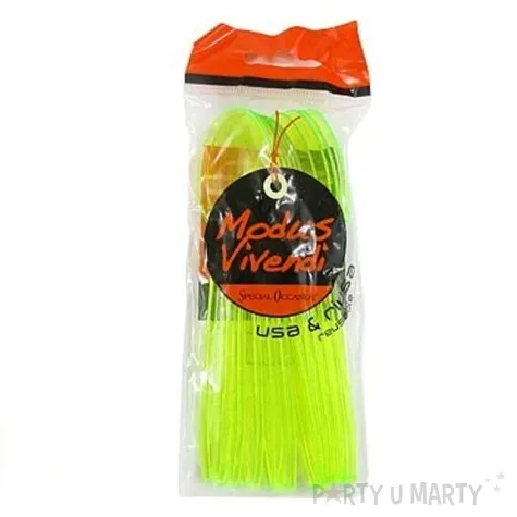 lyzki plastikowe zielone transparentne 15 cm 10 szt