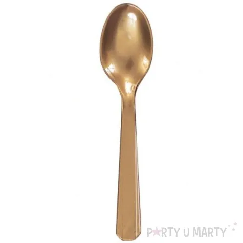 lyzki plastikowe zlote 15 cm 20 szt