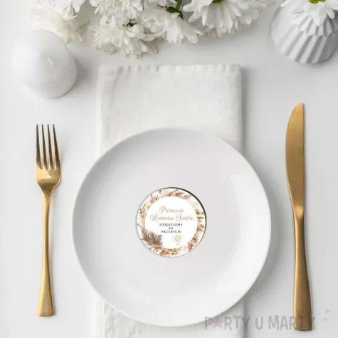 magnes komunia swieta boho upominek dla gosci pamiatka 7 6 cm